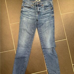 Madewell 8” Skinny Jean blue size 27